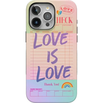 Love is Love | Guest Check Pride Case Phone Case Casetry Bold Flex + MagSafe® iPhone 15 Pro Max 