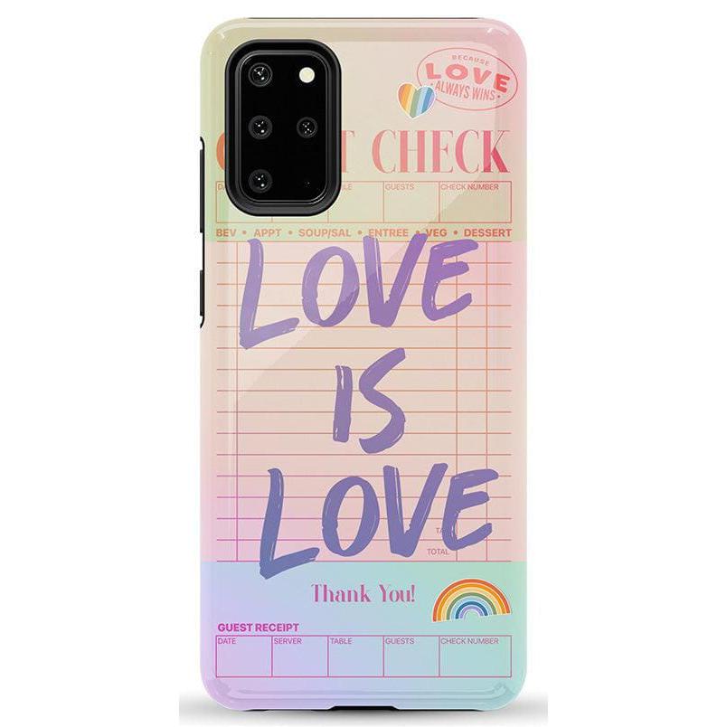 Love is Love | Guest Check Pride Case Phone Case Casetry Essential Galaxy S20 Plus