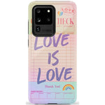 Love is Love | Guest Check Pride Case Phone Case Casetry Essential Galaxy S20 Ultra
