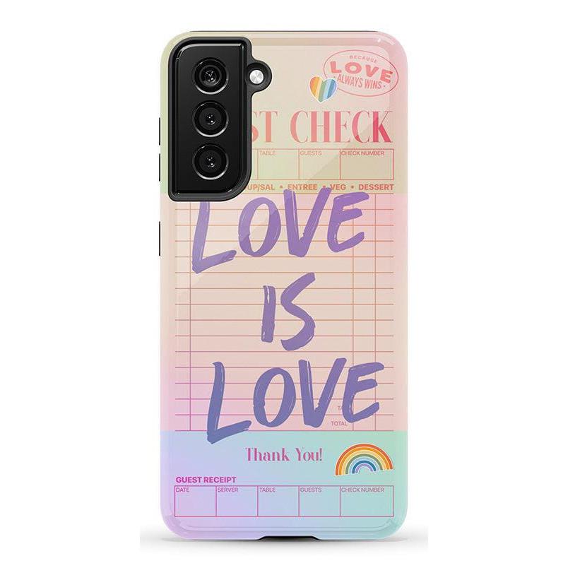 Love is Love | Guest Check Pride Case Phone Case Casetry Essential Galaxy S21