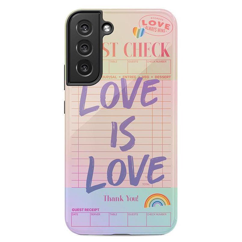 Love is Love | Guest Check Pride Case Phone Case Casetry Essential Galaxy S22 Plus