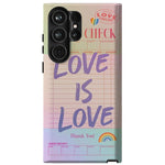 Love is Love | Guest Check Pride Case Phone Case Casetry Essential Galaxy S23 Ultra