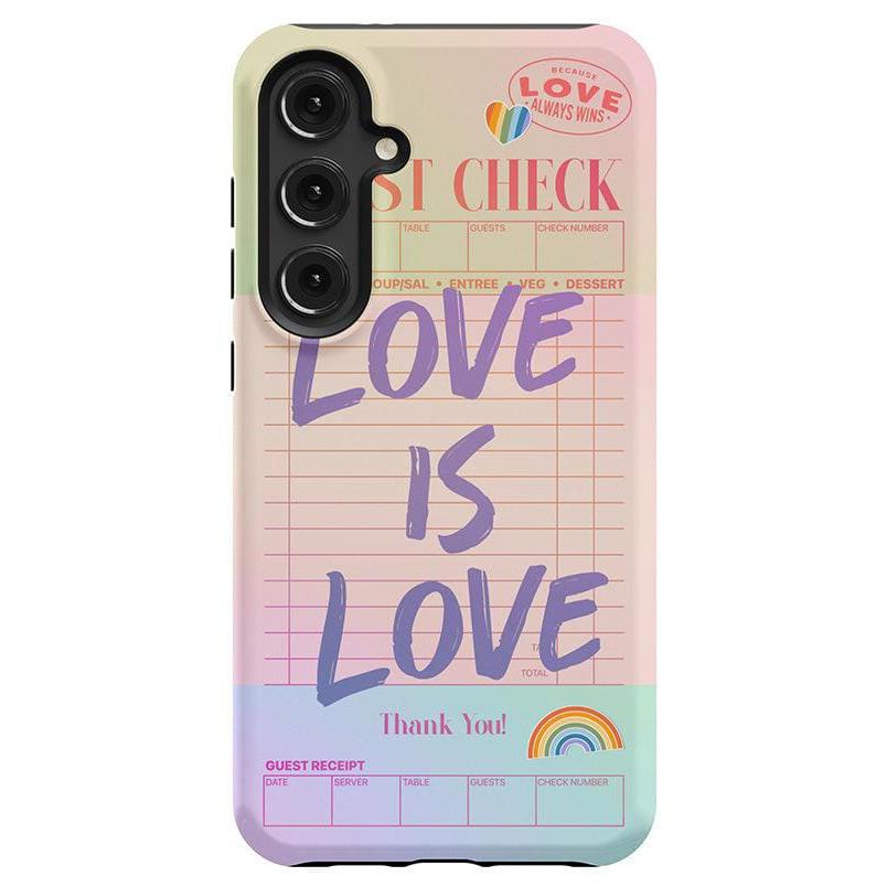 Love is Love | Guest Check Pride Case Phone Case Casetry Essential Galaxy S24 Plus