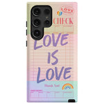 Love is Love | Guest Check Pride Case Phone Case Casetry Essential Galaxy S24 Ultra