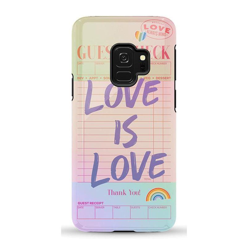 Love is Love | Guest Check Pride Case Phone Case Casetry Essential Galaxy S9
