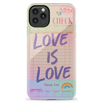 Love is Love | Guest Check Pride Case Phone Case Casetry Essential iPhone 11 Pro Max