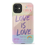 Love is Love | Guest Check Pride Case Phone Case Casetry Essential iPhone 11