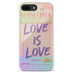 Love is Love | Guest Check Pride Case Phone Case Casetry Essential iPhone 6/7/8 Plus