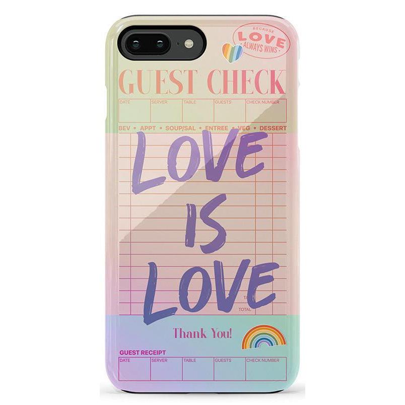 Love is Love | Guest Check Pride Case Phone Case Casetry Essential iPhone 6/7/8 Plus