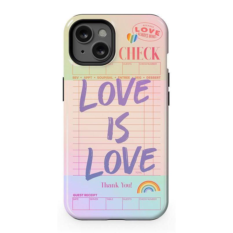 Love is Love | Guest Check Pride Case Phone Case Casetry Essential + MagSafe® iPhone 13