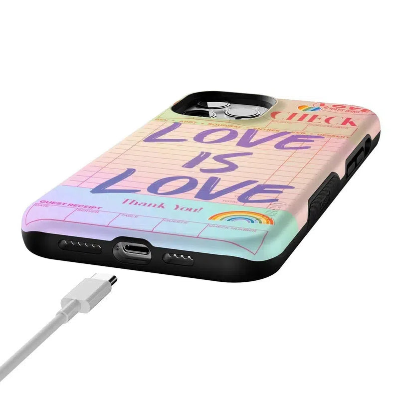 Love is Love | Guest Check Pride Case Phone Case Casetry 