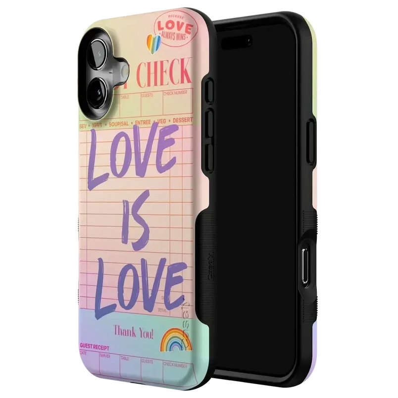 Love is Love | Guest Check Pride Case Phone Case Casetry 