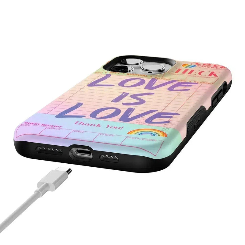 Love is Love | Guest Check Pride Case Phone Case Casetry 