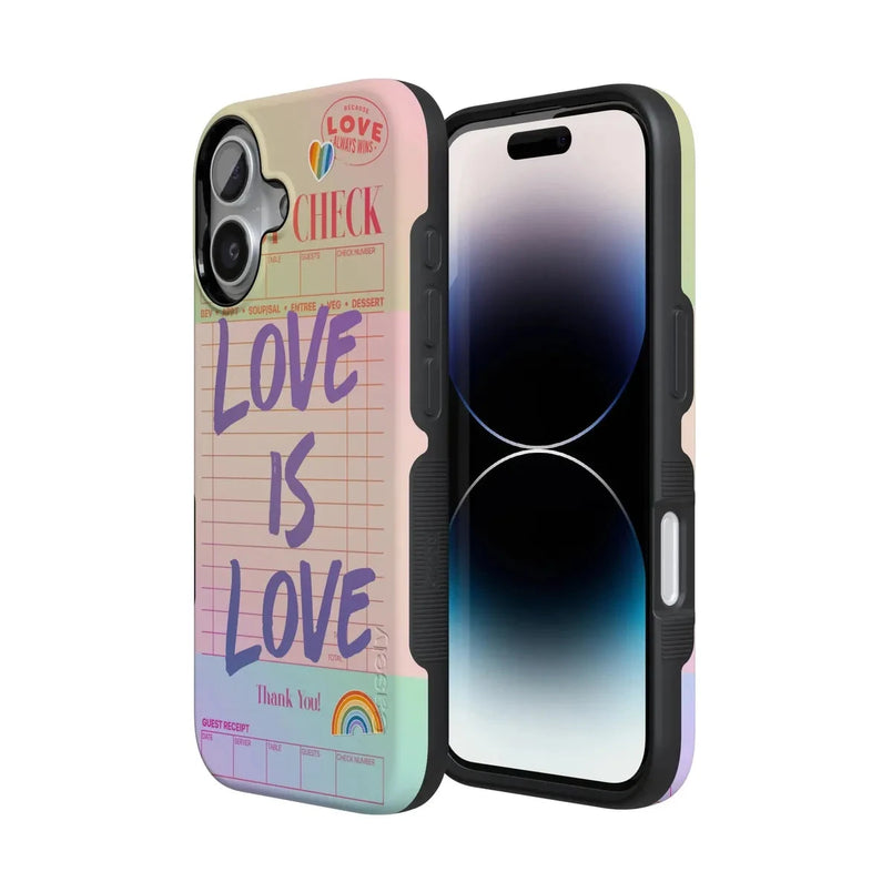 Love is Love | Guest Check Pride Case Phone Case Casetry 