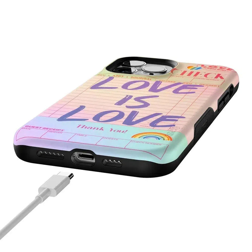 Love is Love | Guest Check Pride Case Phone Case Casetry 