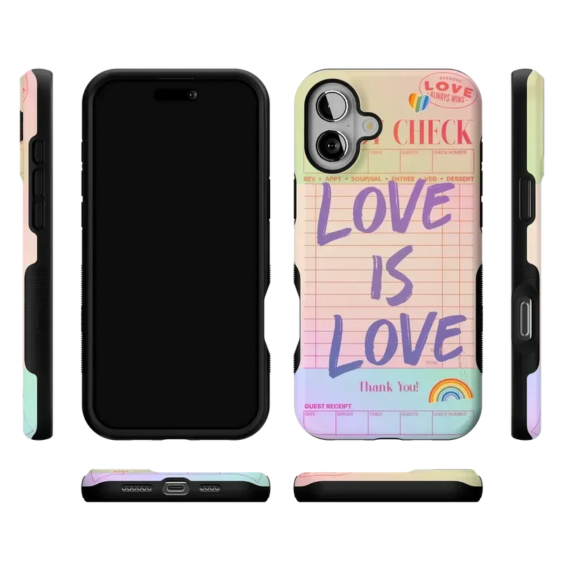Love is Love | Guest Check Pride Case Phone Case Casetry 