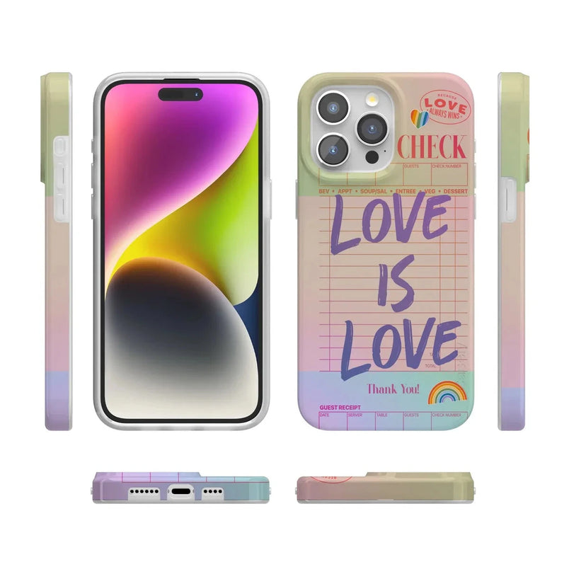 Love is Love | Guest Check Pride Case Phone Case Casetry 