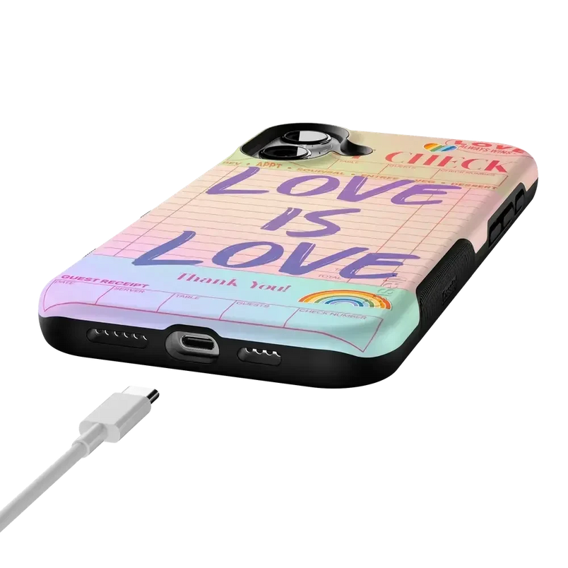 Love is Love | Guest Check Pride Case Phone Case Casetry 