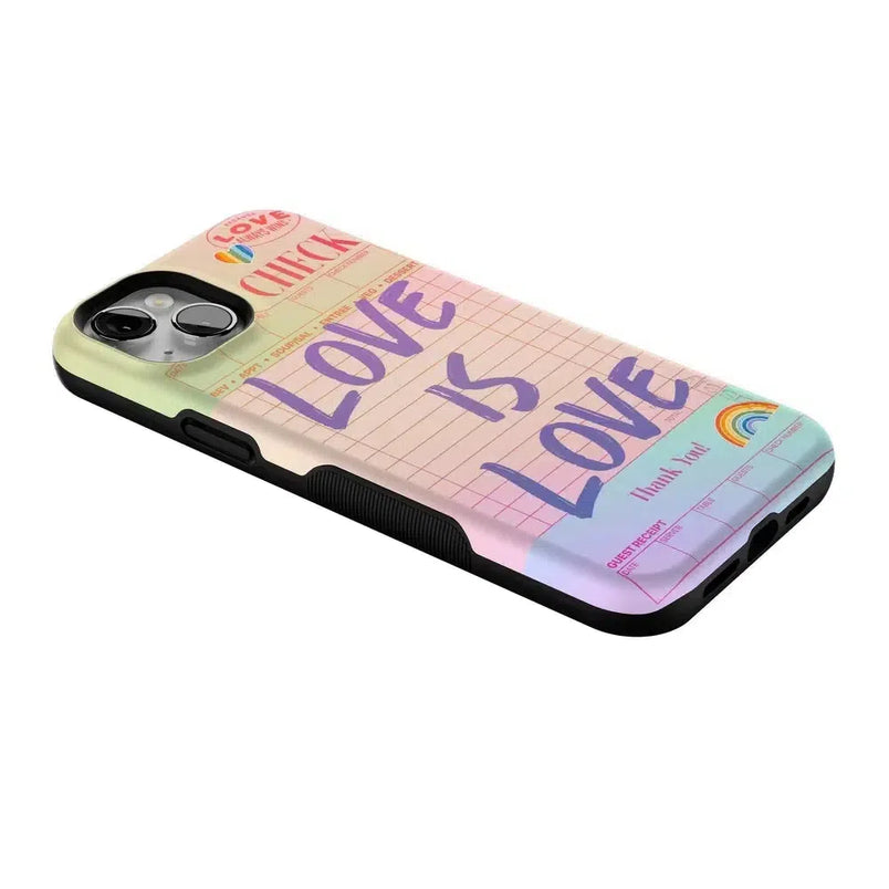 Love is Love | Guest Check Pride Case Phone Case Casetry 