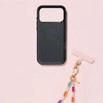 Rainbow Beaded Wristlet Phone Chain | Love Island x Casely