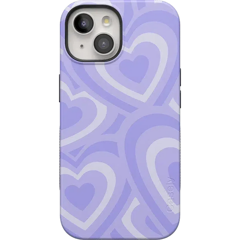 Love Song | Lavender Heart Case iPhone Case get.casely Bold + MagSafe® iPhone 15