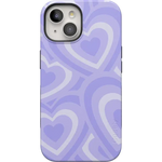Love Song | Lavender Heart Case iPhone Case get.casely Bold + MagSafe® iPhone 15