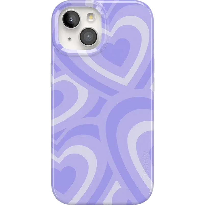 Love Song | Lavender Heart Case iPhone Case get.casely Classic + MagSafe® iPhone 15
