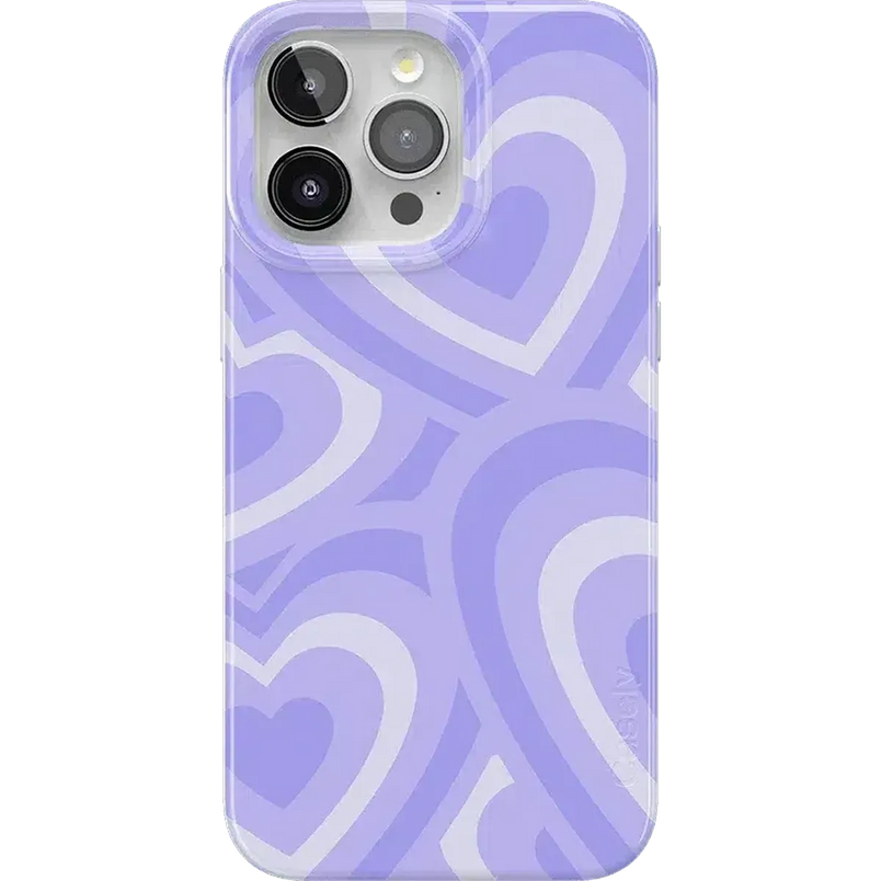 Love Song | Lavender Heart Case iPhone Case get.casely Classic + MagSafe® iPhone 15 Pro