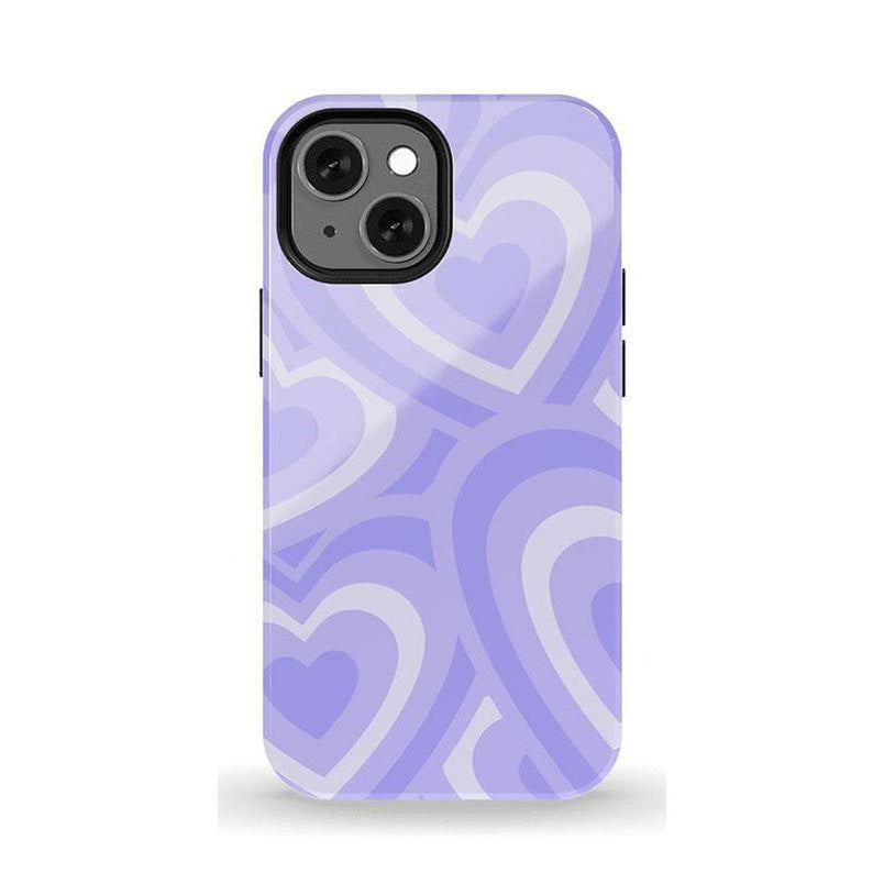 Love Song | Lavender Heart Case iPhone Case get.casely Essential + MagSafe® iPhone 13 Mini