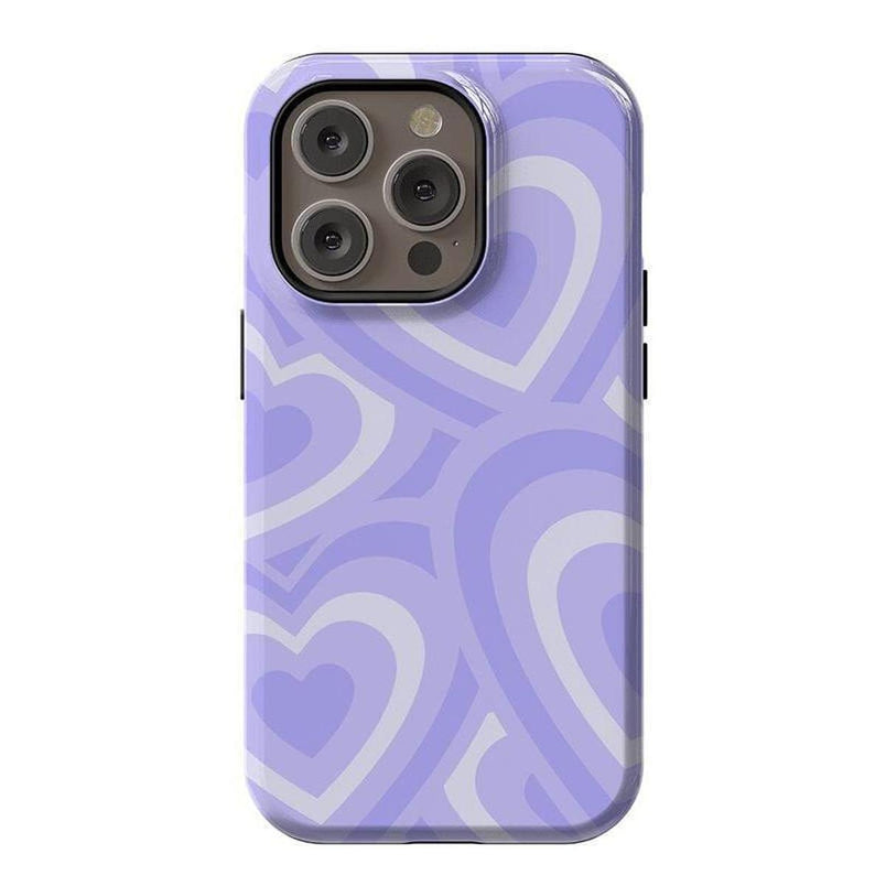 Love Song | Lavender Heart Case iPhone Case get.casely Essential + MagSafe® iPhone 14 Pro