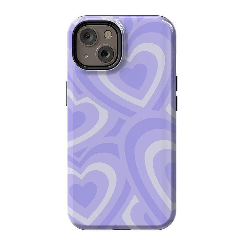 Love Song | Lavender Heart Case iPhone Case get.casely Essential + MagSafe® iPhone 14