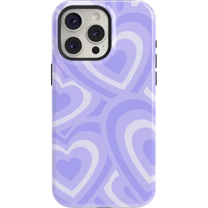 Love Song | Lavender Heart Case iPhone Case get.casely Essential + MagSafe® iPhone 15 Pro