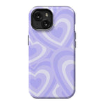 Love Song | Lavender Heart Case iPhone Case get.casely Essential + MagSafe® iPhone 15