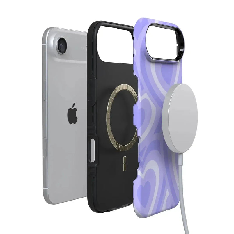 Love Song | Lavender Heart Case iPhone Case get.casely 