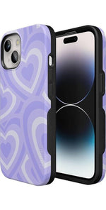 Love Song | Lavender Heart Case iPhone Case get.casely 