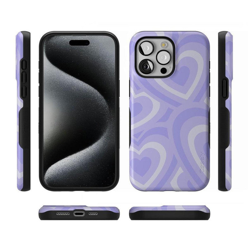 Love Song | Lavender Heart Case iPhone Case get.casely 