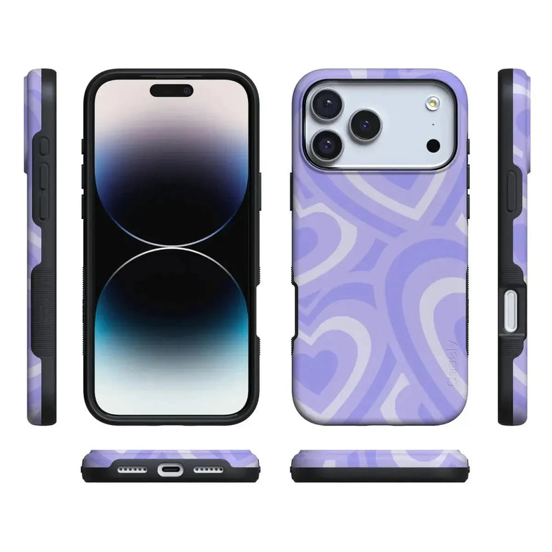 Love Song | Lavender Heart Case iPhone Case get.casely 