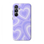 Love Song | Lavender Heart Samsung Case Samsung Case Casetry Essential + MagSafe® Galaxy S25 Plus 