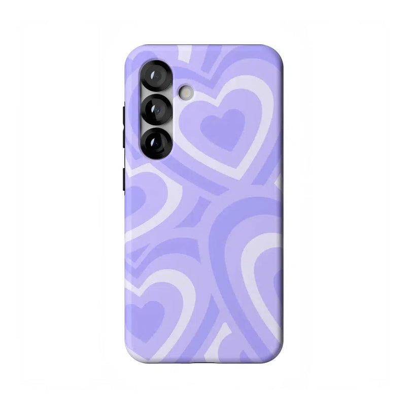 Love Song | Lavender Heart Samsung Case Samsung Case Casetry Essential + MagSafe® Galaxy S25 
