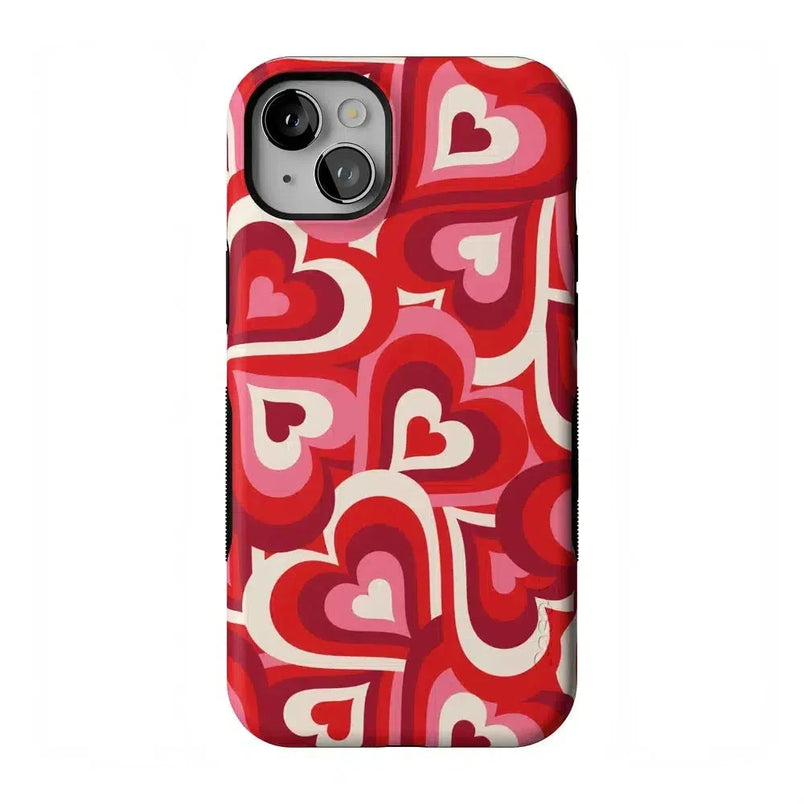 Love Song Remix | Ombre Hearts Case Phone Case Casetry Bold Flex + MagSafe® iPhone 14 Plus