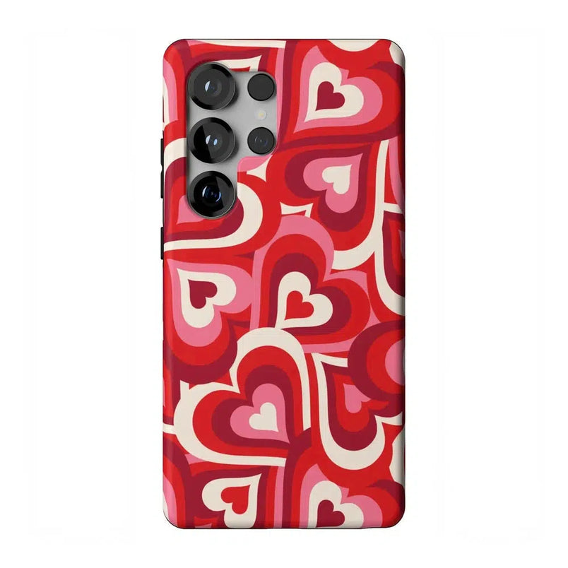 Love Song Remix | Ombre Hearts Case Phone Case Casetry Essential + MagSafe® Galaxy S25 Ultra