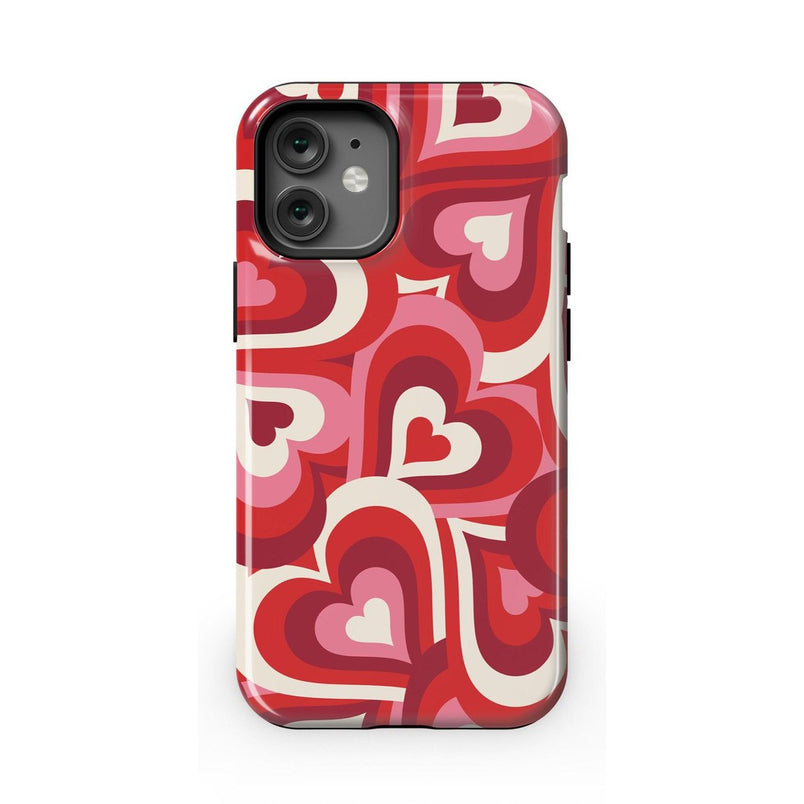 Love Song Remix | Ombre Hearts Case Phone Case Casetry Essential + MagSafe® iPhone 12 Mini