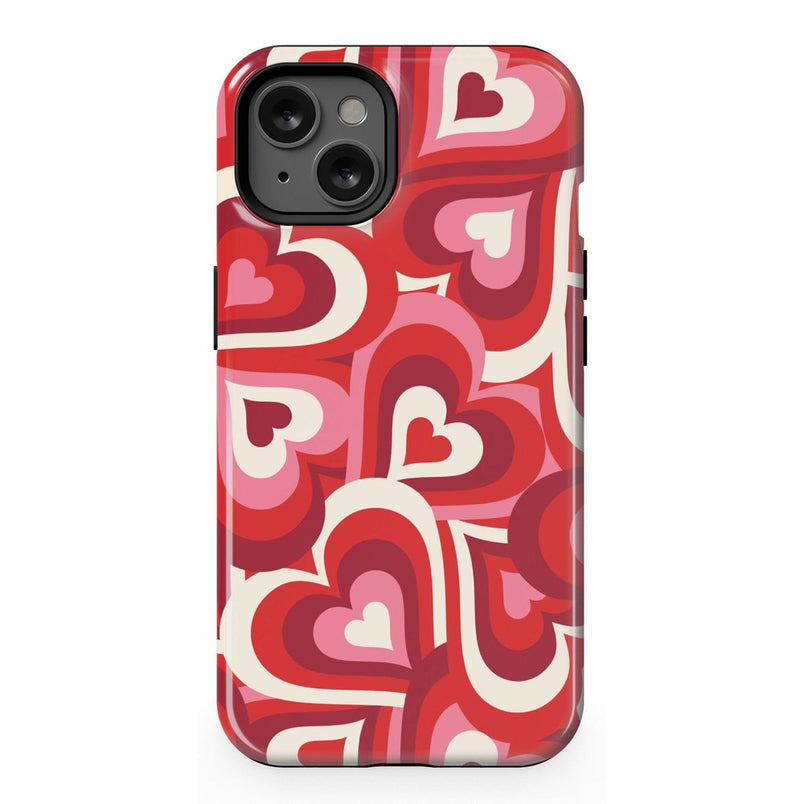 Love Song Remix | Ombre Hearts Case Phone Case Casetry Essential + MagSafe® iPhone 13