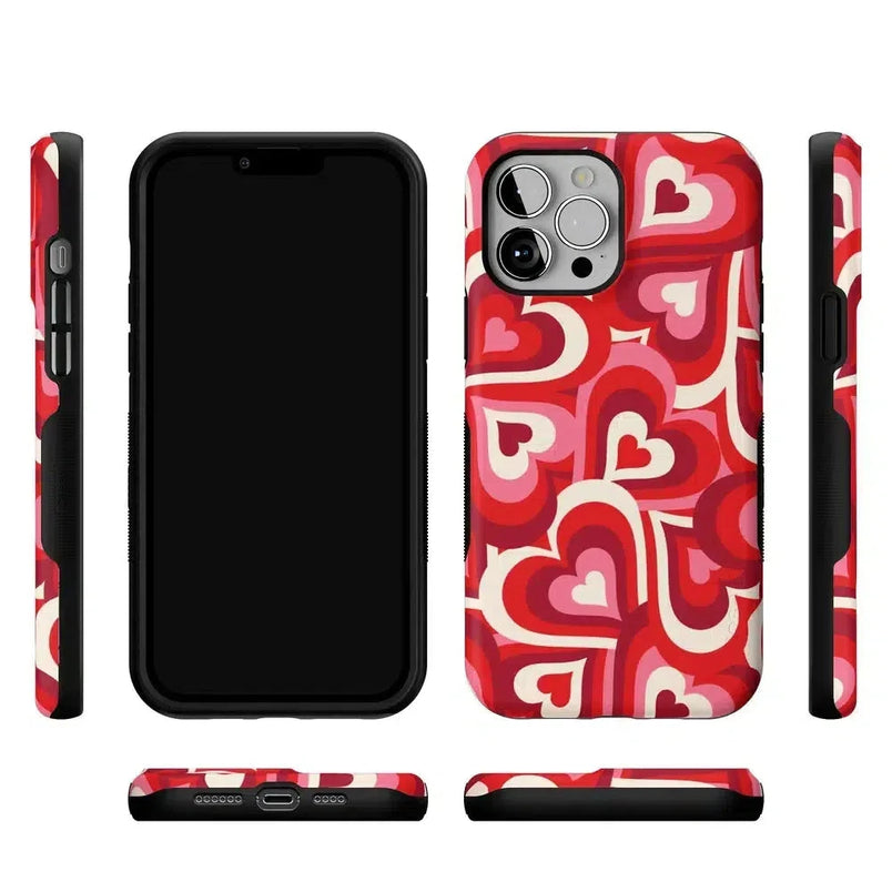 Love Song Remix | Ombre Hearts Case Phone Case Casetry 
