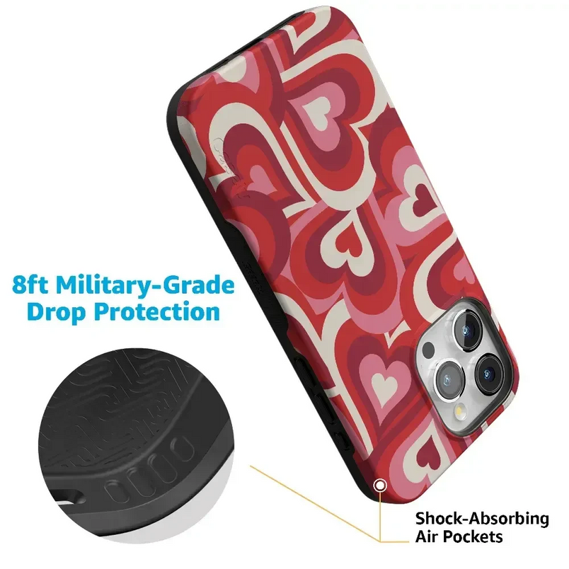 Love Song Remix | Ombre Hearts Case Phone Case Casetry 