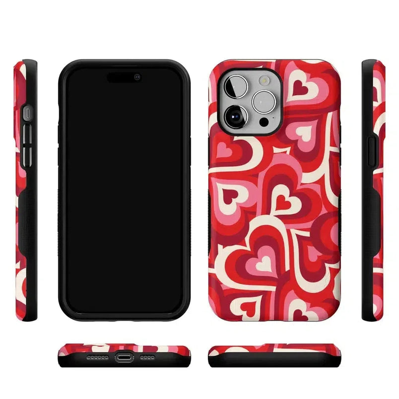 Love Song Remix | Ombre Hearts Case Phone Case Casetry 