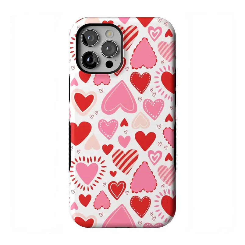 Love Struck | Heart Stickers Case Phone Case Casetry Bold Flex + MagSafe® iPhone 12 Pro Max