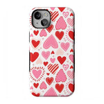 Love Struck | Heart Stickers Case Phone Case Casetry Bold Flex + MagSafe® iPhone 14 Plus