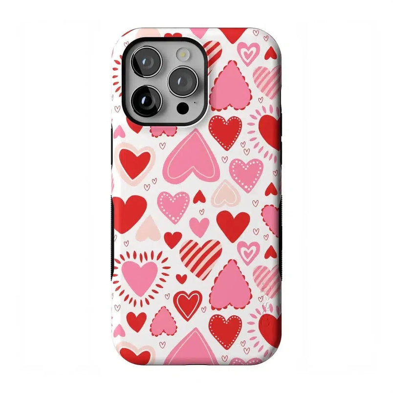 Love Struck | Heart Stickers Case Phone Case Casetry Bold Flex + MagSafe® iPhone 14 Pro Max