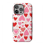 Love Struck | Heart Stickers Case Phone Case Casetry Bold Flex + MagSafe® iPhone 14 Pro Max